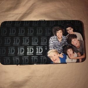 1D One Direction kids boys girls children Wallet coin Purse tri-fold new